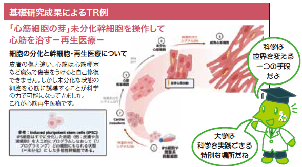 基礎研究成果によるTR例