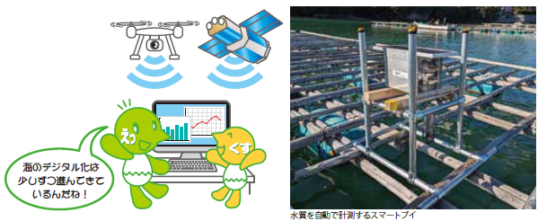 水質を自動で計測するスマートブイ