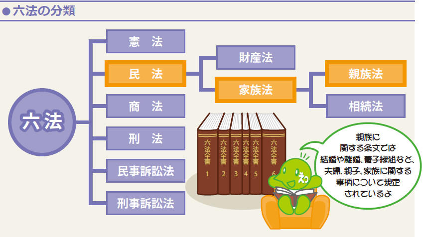 図：六法の分類