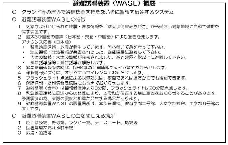 避難誘導装置概要