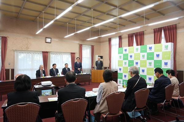 振興基金感謝状贈呈式の様子