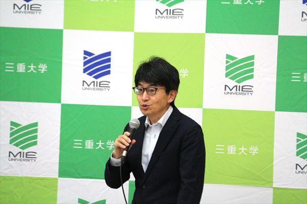 金子副学長による挨拶