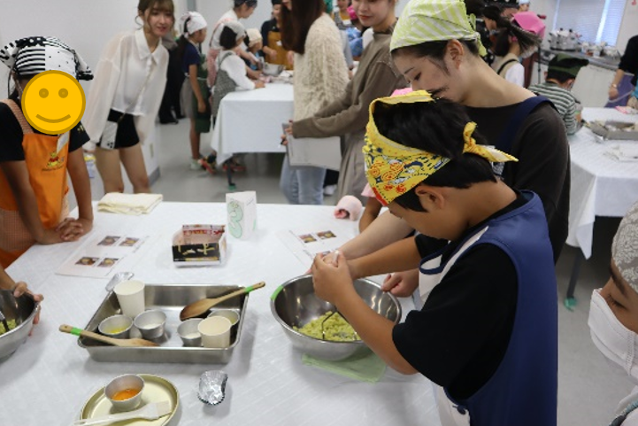 子ども料理教室の様子