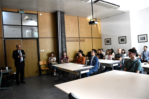 スコピエ大学（北マケドニア）での講演