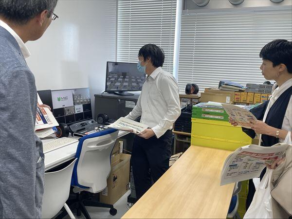 三重大学・津市子ども教育センターにおけるICT教育の紹介が行われる様子
