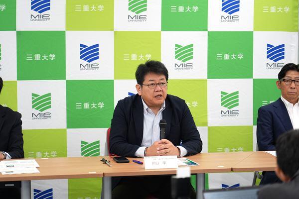 川口 淳 学長補佐(防災担当)・教授(三重大学大学院工学研究科)