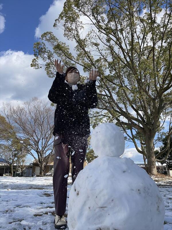 雪遊び