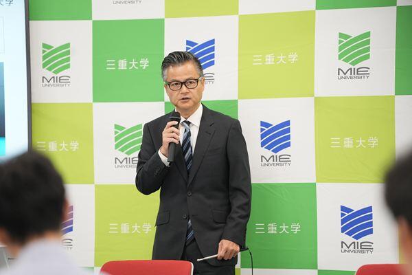 諏訪部圭太 地域イノベーション学研究科長からの発表