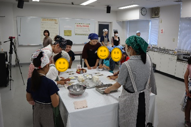 子ども料理教室の様子