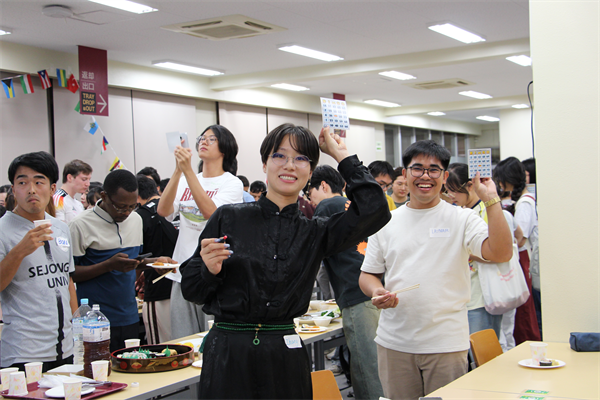 ビンゴ大会の様子