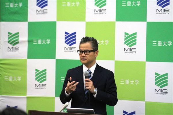 諏訪部圭太センター長・教授（研究基盤推進機構 神事・産業・医療用大麻研究センター）からの発表