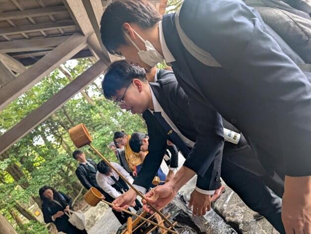 参拝の様子