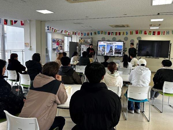 ブルガリア出身の留学生からの発表