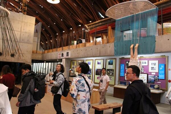 海の博物館　展示館にて