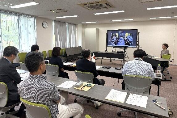 大学間協定締結の様子