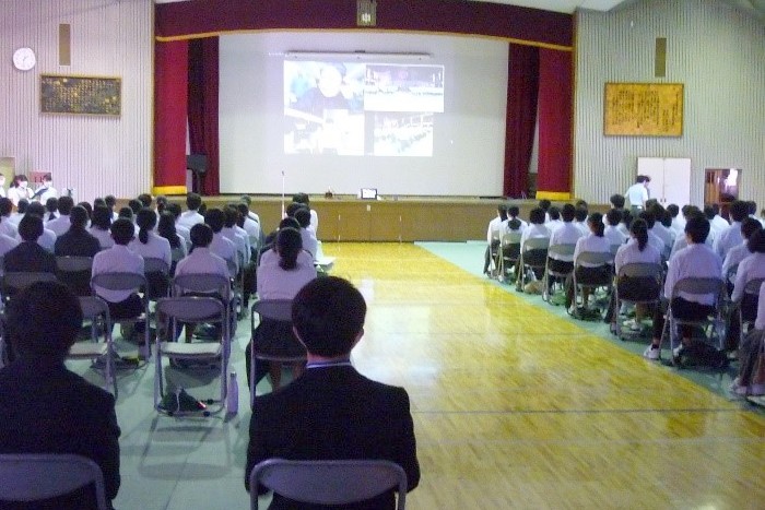 教育学部附属中学校修学旅行の様子