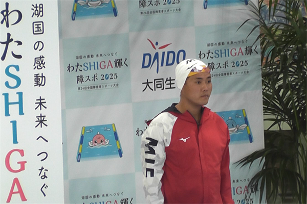 50m自由形、50mバタフライで決勝進出した高橋崚さん