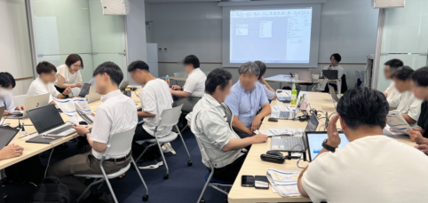 EBILAB堤氏によるBI講習の様子