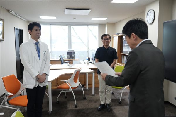 認定式の様子