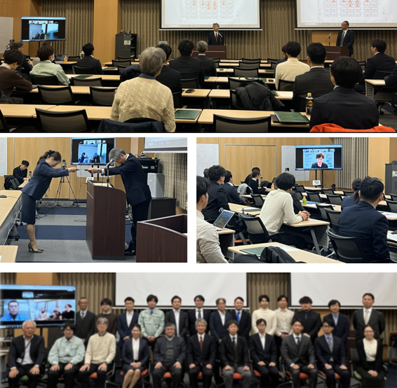 修了式の写真数枚