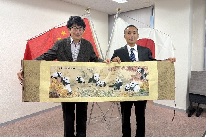 表敬訪問の様子