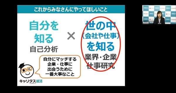 第2回就職ガイダンスの様子