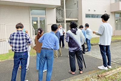 避難場所となる建物の確認