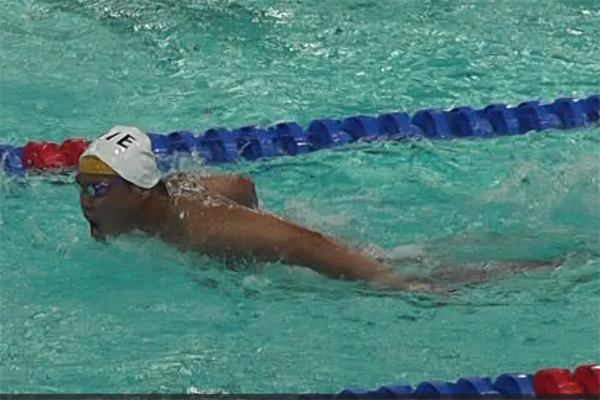 50mバタフライ決勝の高橋崚さん