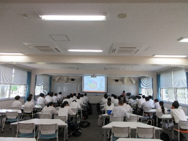 7月の知立東高等学校の階